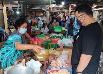 Mas Dhito Pastikan Sembako Aman Jelang Natal