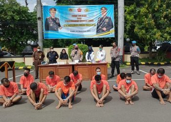Peredaran Narkoba di Kediri Naik, 126 Orang Ditangkap
