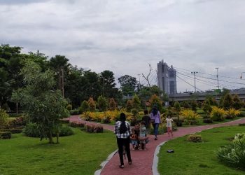 Pembukaan Taman Kota Diapresiasi Warga Kediri