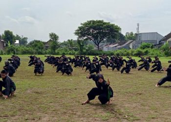 Naik Tingkat, 1.046 Siswa PSHT Kediri Sumbang Darah