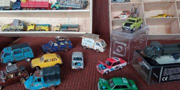 Koleksi Die Cast milik Vrian. Foto: Bacaini/Novira