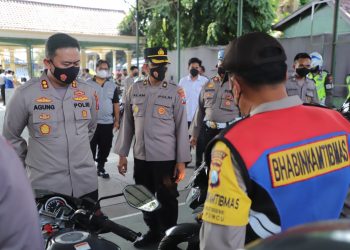 Motor Anggota Babhinkamtibmas Diperiksa Kapolres