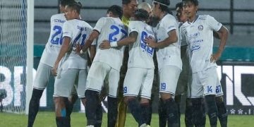 Skuad Arema FC pada Kompetisi BRI Liga 1 musim ini. Foto:Bacaini/A.Ulul