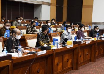 Rapat Kerja bersama Komisi I DPR RI (Foto : dok Biro Humas Kementerian Kominfo