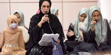 Para penghafal Al-Quran yang hadir dalam acara silaturahmi bersama Wali Kota Kediri. Foto: Humas