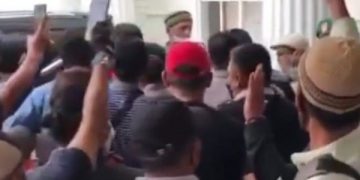 Aksi dalam video viral. Foto: tangkapan layar video/Bacaini/A.Ulul