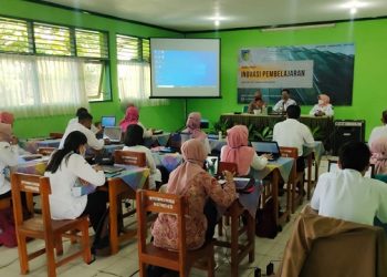 Para Peserta Workshop Inobel Dinas Pendidikan Kabupaten Kediri. Foto: Bacaini/AK.Jatmiko