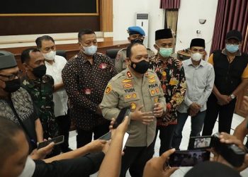 Patung Penjaga Pura Rusak, Polres Kediri Kota Gelar Dialog