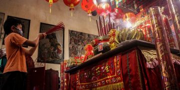 Kelenteng Tjoe Tik Kiong Tulunggung Rayakan Imlek Tanpa Cap Go Meh