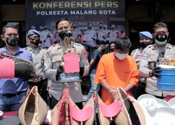 Judi Sabung Ayam di Kota Malang Digrebek Polisi