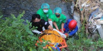 Polisi Dalami Penemuan Mayat di Sungai Jeli Tulungagung