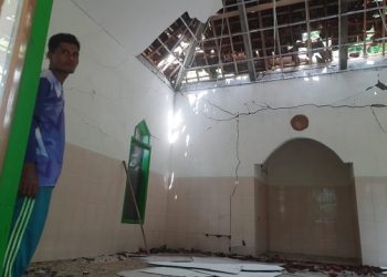 Akibat Longsor, Siswa TPQ Trenggalek Ngaji di Rumah Warga