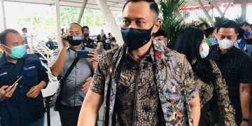 AHY saat Berkunjung ke Kabupaten Bangkalan. Foto: Bacaini/Rusdi