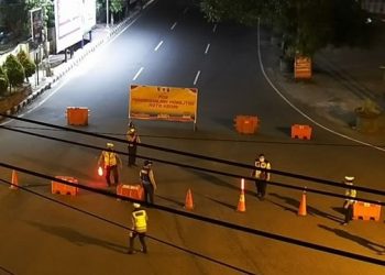 Polres Kediri Kota Kembali Lakukan Pengalihan Jalan