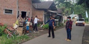 Lokasi pertunjukan kuda lumping yang menjadi TKP perkelahian, satu orang tewas. Foto: Bacaini/A.Ulul