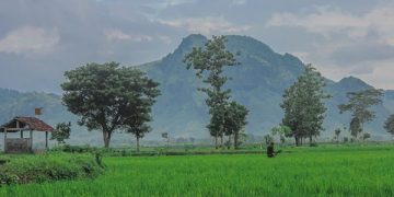 Penampakan Gunung Budeg Tulungagung  saat ini. Foto: Bacaini/Setiawan