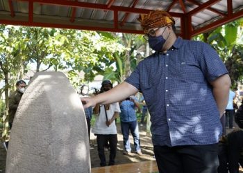 Bupati Kediri Lakukan Prosesi Napak Tilas Prasasti Harinjing