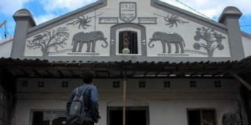 Penampakan Omah Gajah, rumah produksi batik Tulungagung 100 tahun yang lalu. Foto: Bacaini/Setiawan