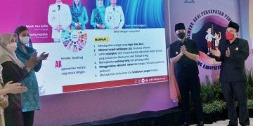 Kegiatan perencanaan penurunan akngka stunting di Kabupaten Trenggalek. Foto: Bacaini/Aby