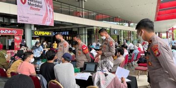 Vaksinasi Merdeka Booster Keliling. Foto: Ist