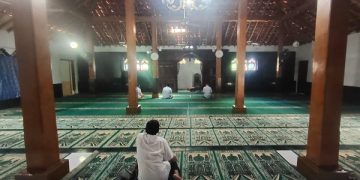 Masjid tua Al-Alawi Banjarmlati, Kota Kediri. Foto: Bacaini/AK.Jatmiko