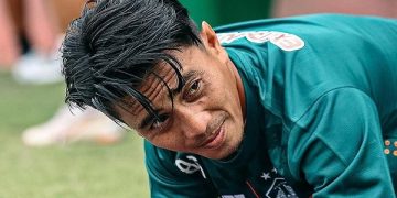 M Taufiq saat membela Persik Kediri sebagai pemain pinjaman putaran kedua Liga 1 musim lalu. Foto: Ist