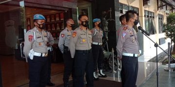 Konferensi pers kasus tabrak lari dan pasangan mesum, di Mapolresta Malang. Foto: Bacaini/A.Ulul