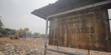 Proses rivitalisasi pasar Wates sudah selesai tahap pertama. Foto: Ist