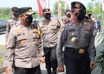 Baharkam Polri Pantau Arus Mudik di Nganjuk