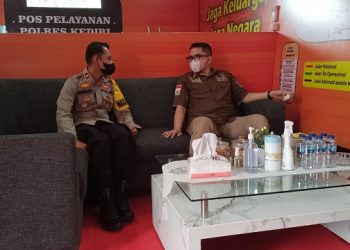 Arteria Dahlan Betah di Posyan Lebaran Polres Kediri