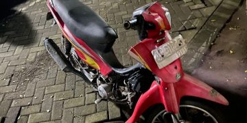 Barang bukti sepeda motor hasil curian diamankan polisi. Foto: Bacaini/AK.Jatmiko
