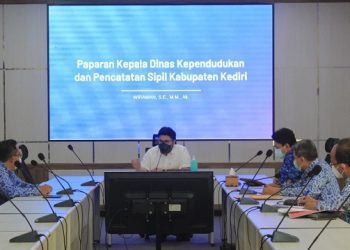 Bupati Kediri Apresiasi Kerjasama Dukcapil Dengan RSUD