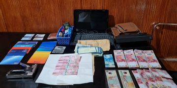Barang bukti puluhan juta uang palsu yang berhasil diamankan polisi. Foto: Polres Tulungagung