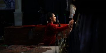 Penampilan Putri dalam lomba Festival Dalang Pelajar. Foto: dok pribadi