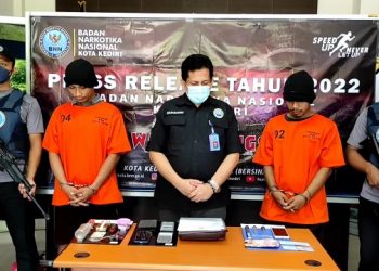 BNN Kota Kediri Meringkus 2 Pengedar Sabu