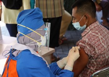Percepatan Vaksinasi Covid 19 Kota Kediri Tertinggi di Jatim