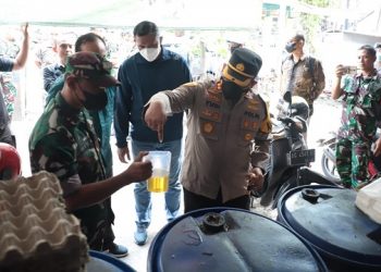 TNI Polri Kota Kediri Akan Tidak Tegas Penimbun Migor Curah
