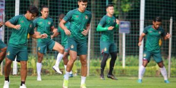 M Ridwan ikut TC tim Persik di Jakarta. Foto: Ist
