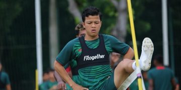 Bayu Otto, salah satu pemain muda Persik Kediri. Foto: Ist