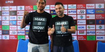 Pre match prees conference di kantor Arema FC. Foto: Ist