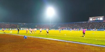Suasana Stadion Kanjuruhan sebelum pertandingan. Foto: Bacaini/A.Ulul