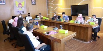 Kegiatan diskusi Pemkot Kediri dengan Pemkab Tegal. Foto: Ist