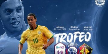Ronaldinho akan hadir di Stadion Kanjuruhan Malang. Foto: akun IG @aremafcofficial
