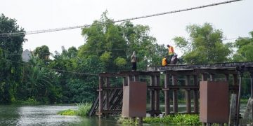 PUPR Kabupaten Kediri siapkan pembangunan Jembatan Jongbiru. Foto: Ist
