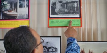 Dokumentasi foto banjir besar yang pernah terjadi di Tulungagung. Foto: Bacaini/Setiawan