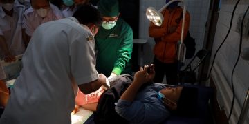 Khitan gratis di RSUD Kilisuci Kota Kediri. Foto: Ist