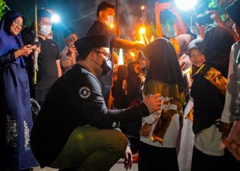 Mas Dhito Ikut Takbir Keliling Bersama Santri TPQ