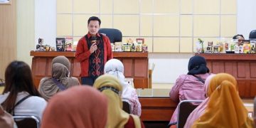 Pelaku UMKM Kota Kediri yang hadir dalam kegiatan kurasi produk UMKM. Foto: Ist