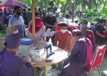 Capaian Rendah, Dinkes Kota Kediri Gelar Vaksinasi Massal