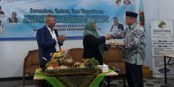 Peringatan Hari Koperasi Dinkop UMTK dan Dekopinda Kota Kediri. Foto: Ist